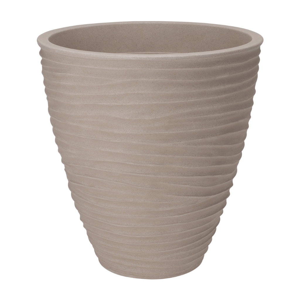 Pro Garden Bloempot Kunststof Beige 40 x 42 cm