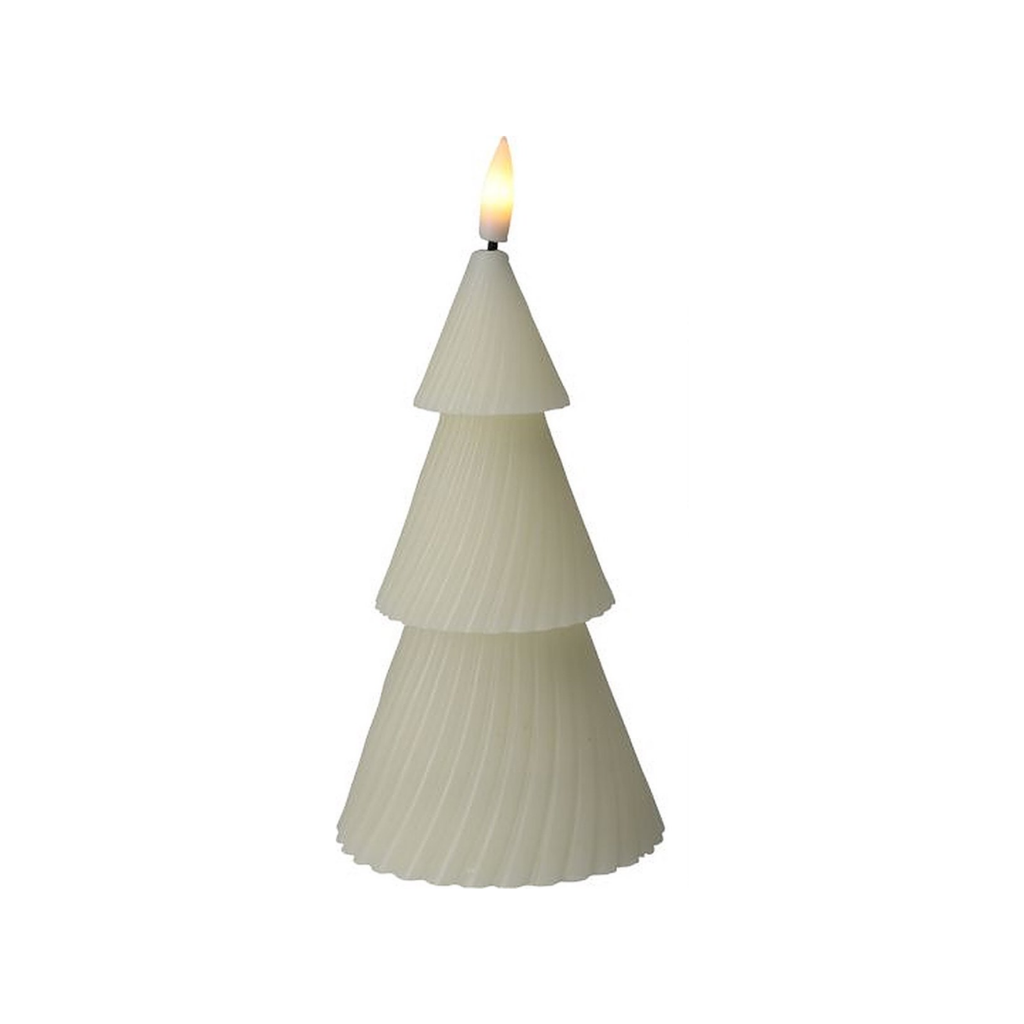 LED-kaars Boom Ivoor 15 cm