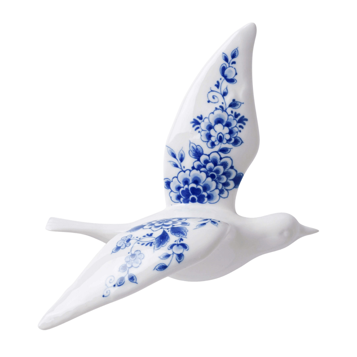 Heinen Delfts Blauw Wandvogel Delfts blauw 2