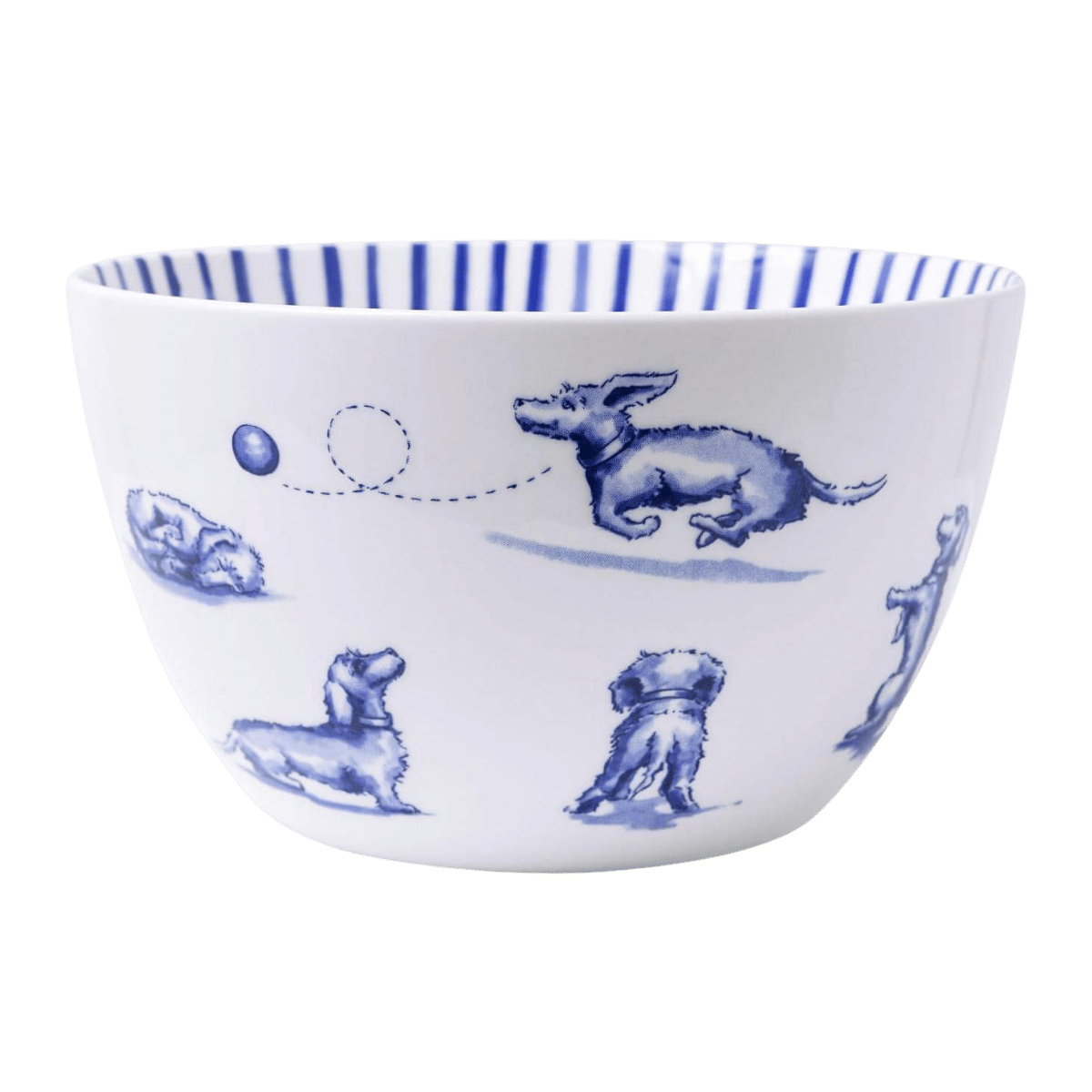 Heinen Delfts Blauw Soepkom Teckel Nhaan