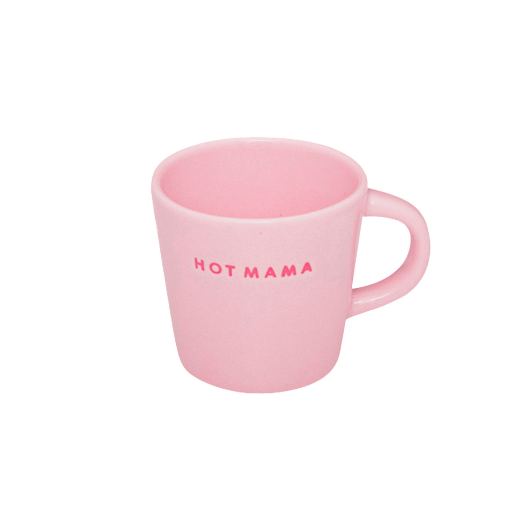 Vondels Ceramic Espresso Cup Hot Mama Soft Pink 80ml