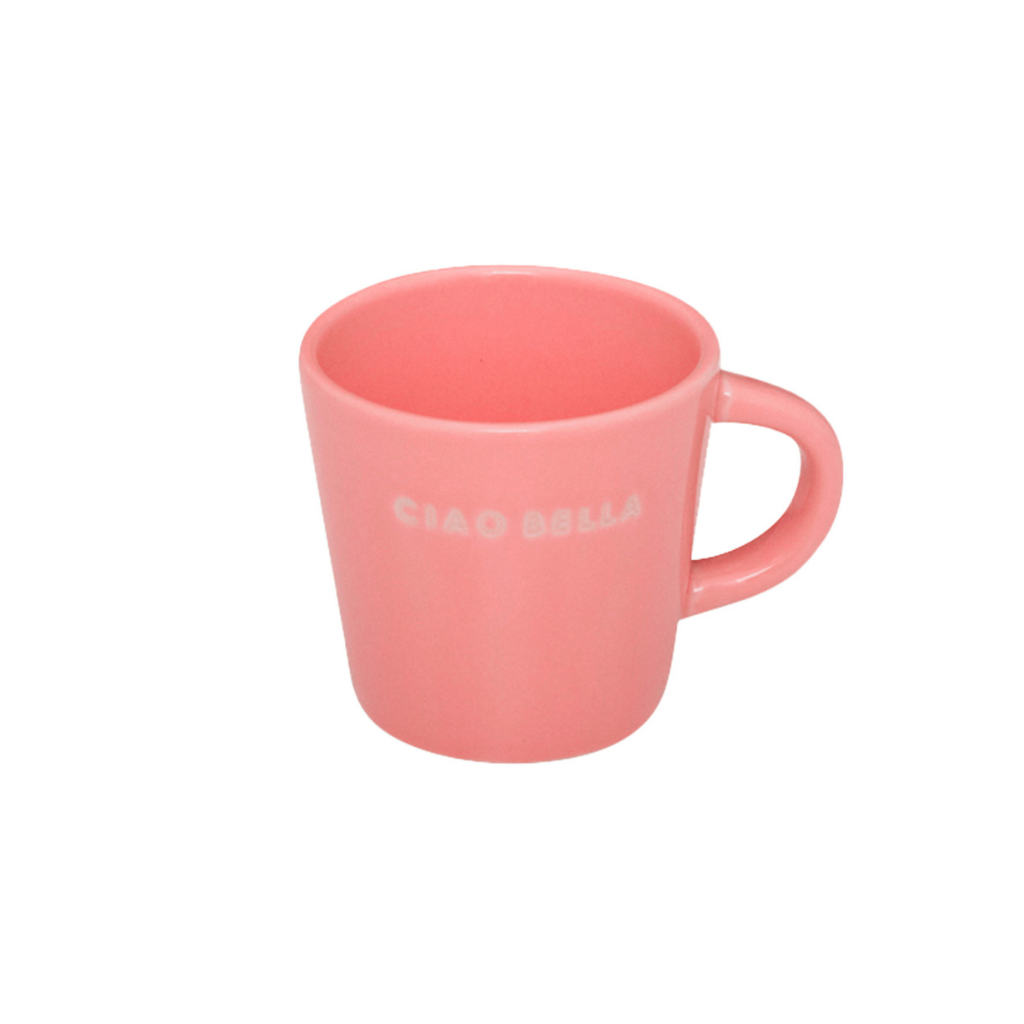 Vondels Ceramic Espresso Cup Ciao Bella Peach 80ml