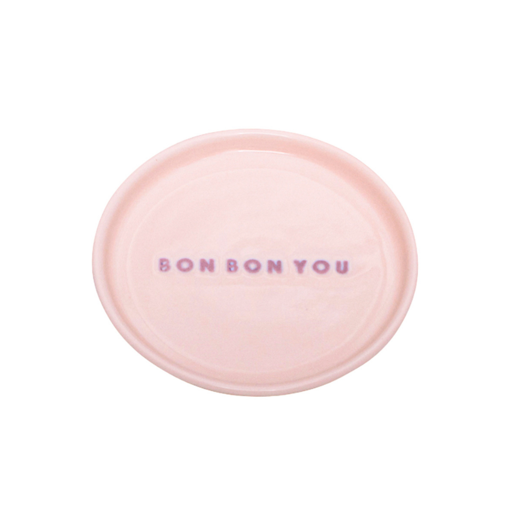 Vondels Ceramic Petit Four Plate Bon Bon You Ecru Ø8.5cm