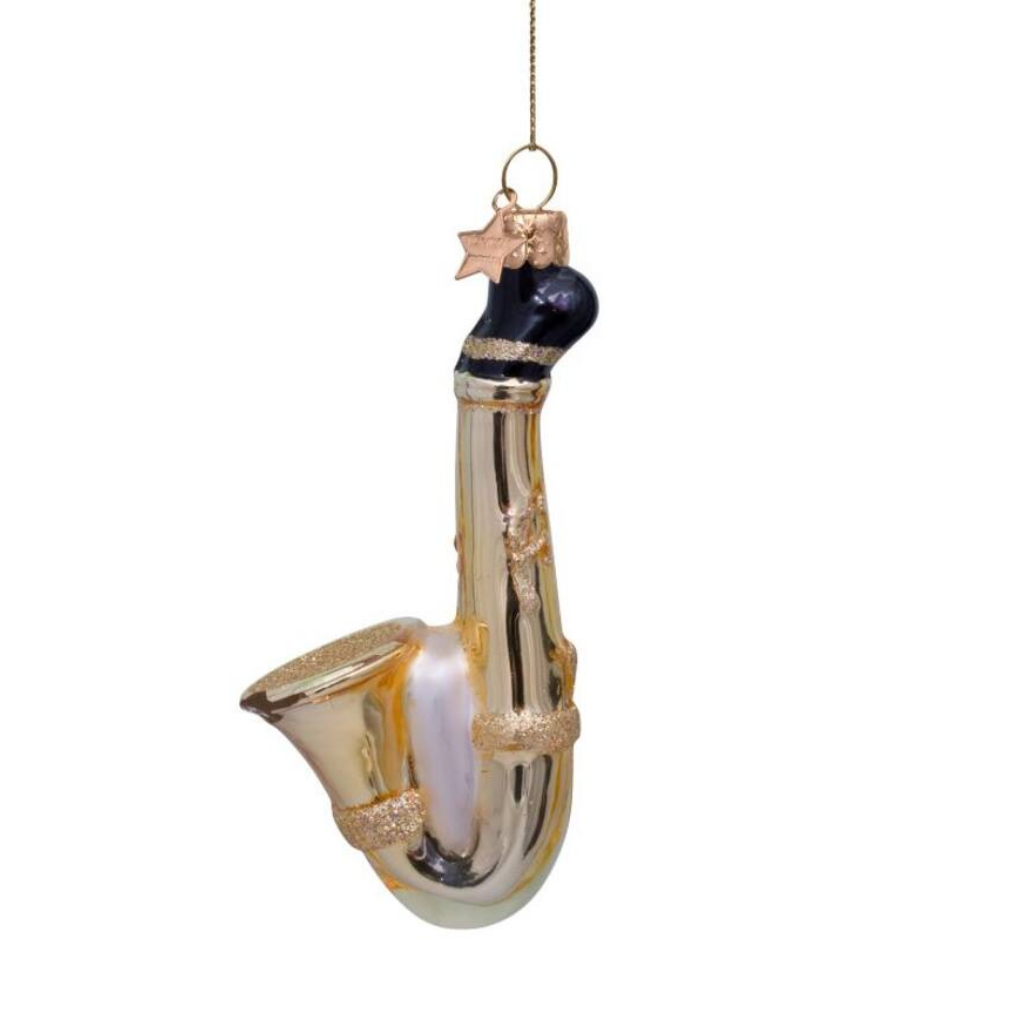 Vondels Kersthanger saxofoon 7 cm