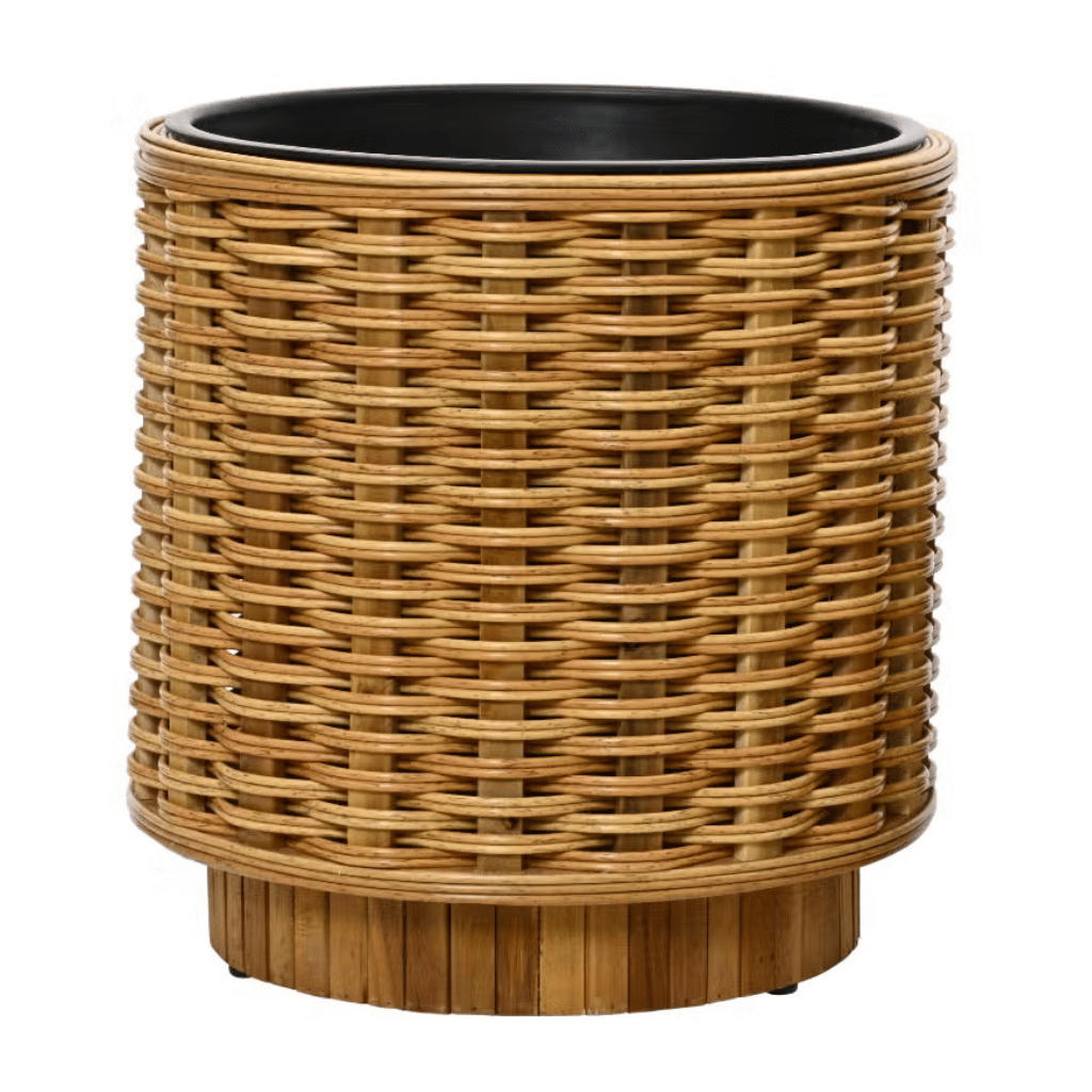 De Bosrand Bloempot Wicker 43 x 45 cm