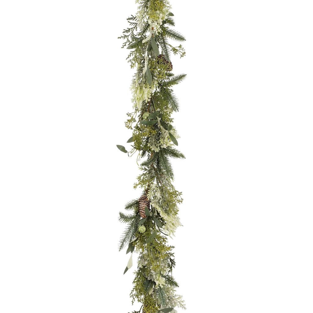 House of Seasons Alva slinger groen 178 cm