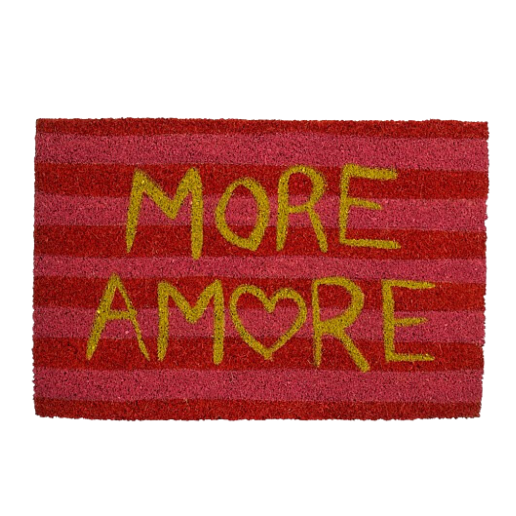 Mica Decorations deurmat More Amore roze 60 x 40 cm