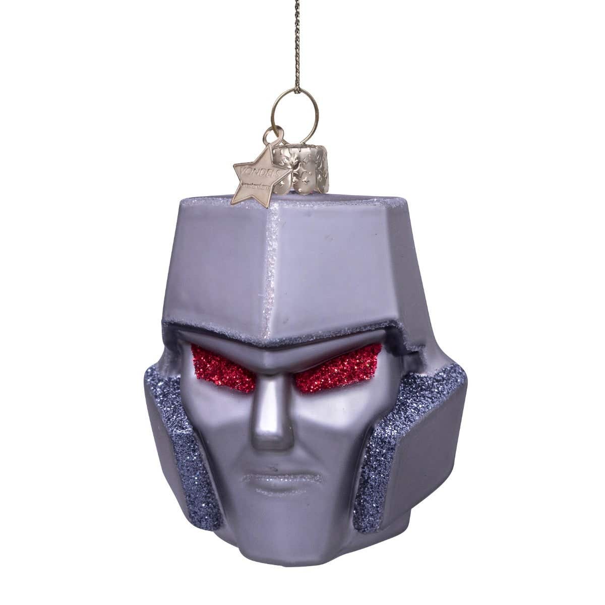 Vondels Kersthanger Transformers Megatron zilver 8 cm