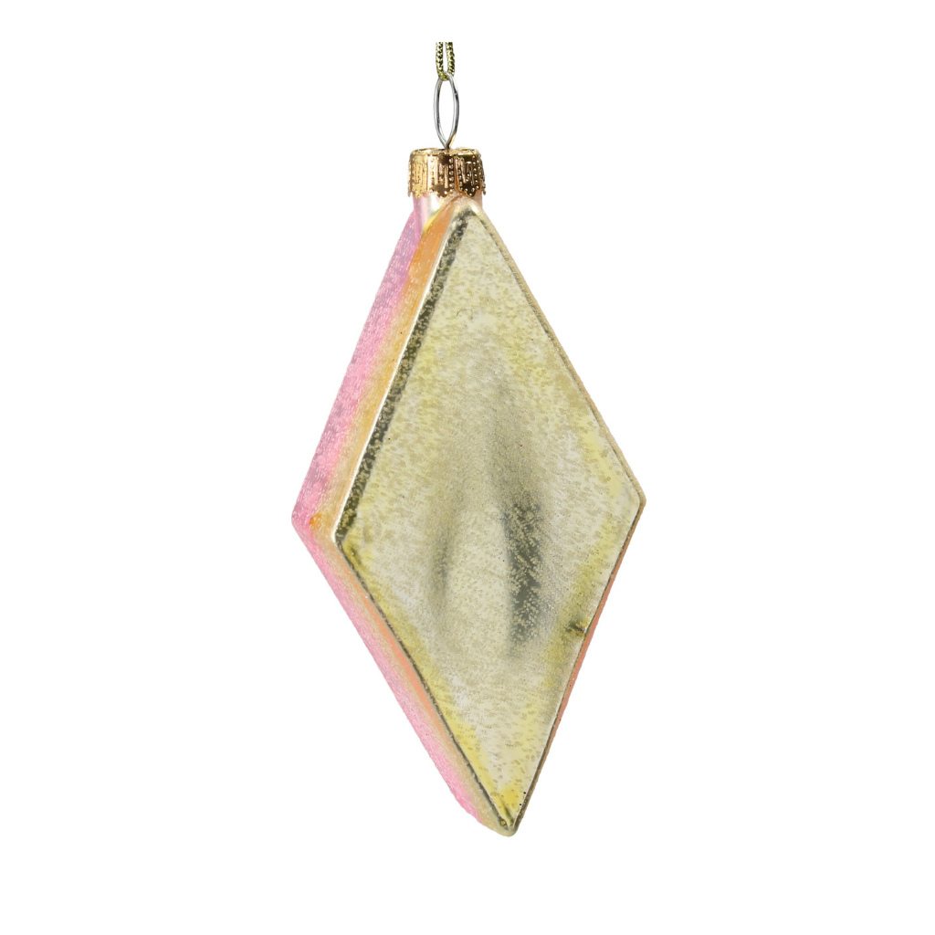 Kersthanger Snoep Glas Roze 10.5 cm
