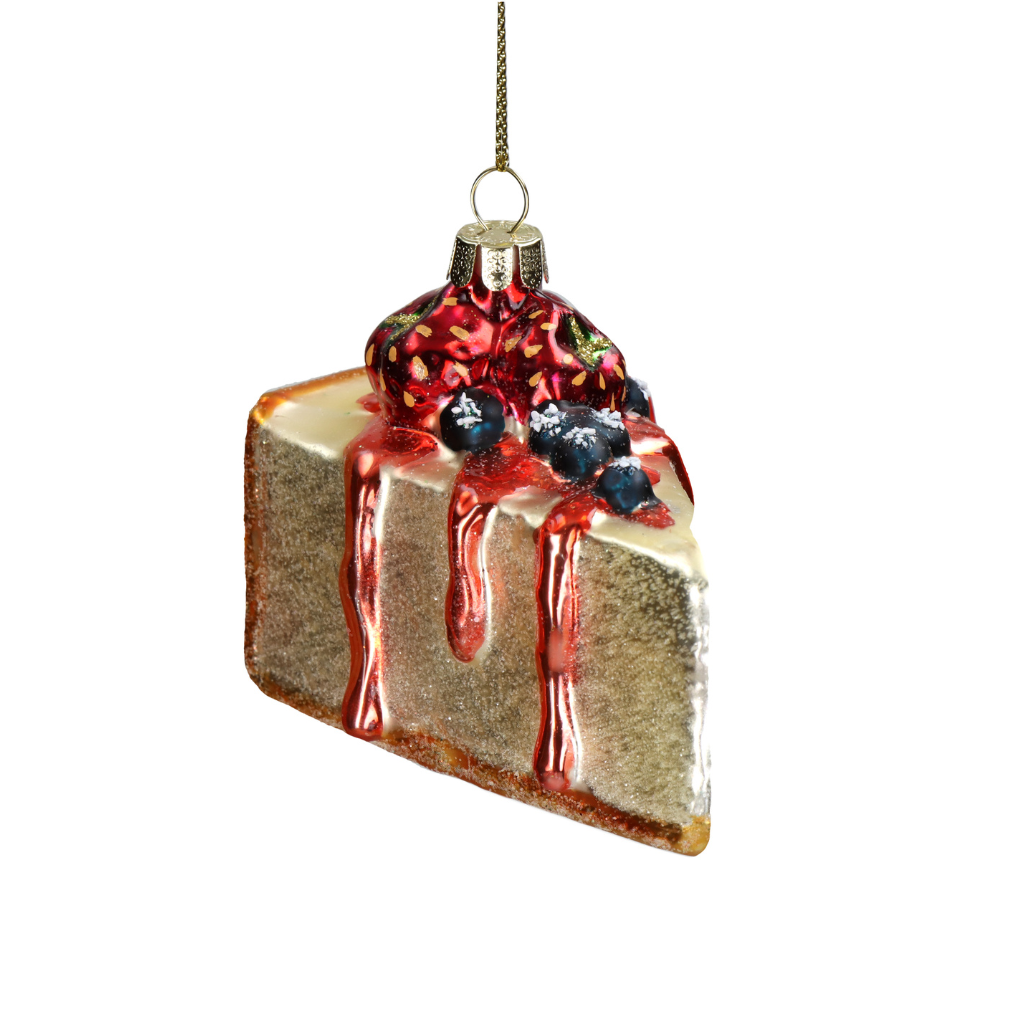 Kersthanger Kaasgebak Glas Multi 9.5 cm