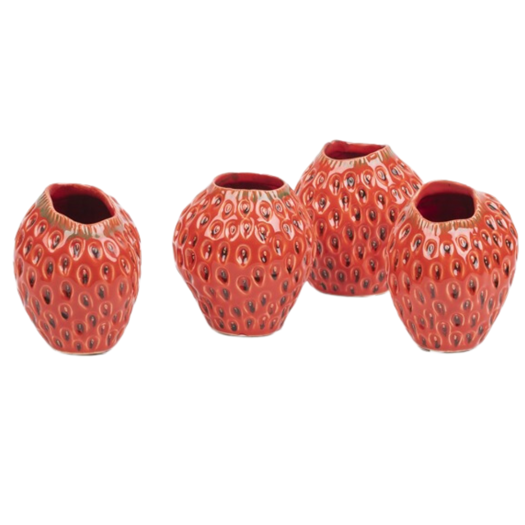 Des Pots Aardbeivaas rood 11 cm