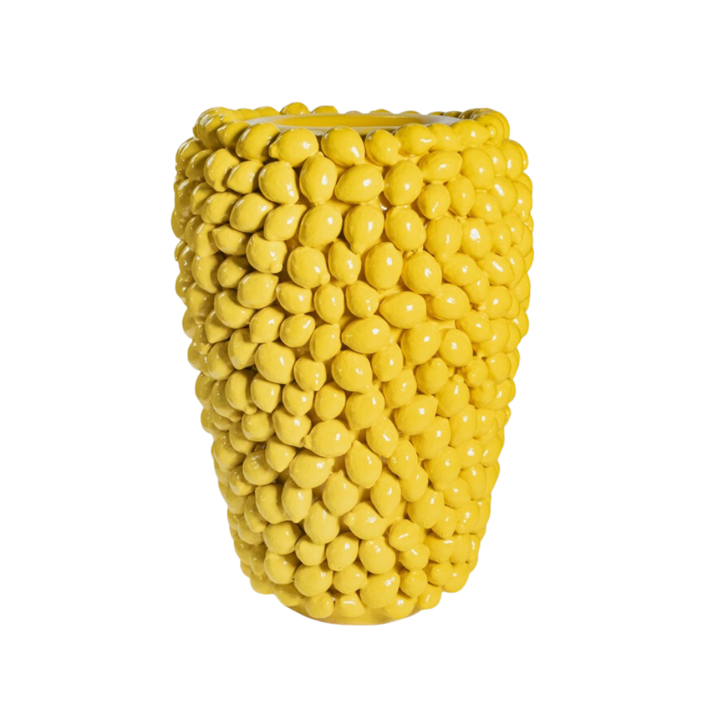 Des Pots Vaas groot citroen geel 78 x 56 cm