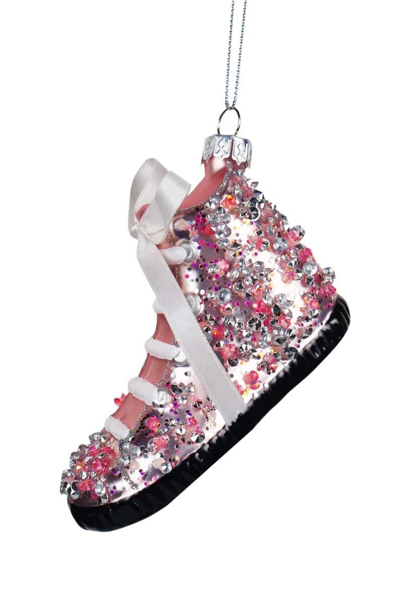 Kurt Adler kersthanger Glittered Sneaker
